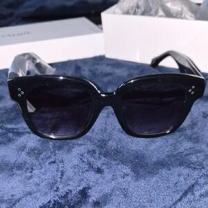 Celine Glossy Black Sunglasses CL 40002U 01B